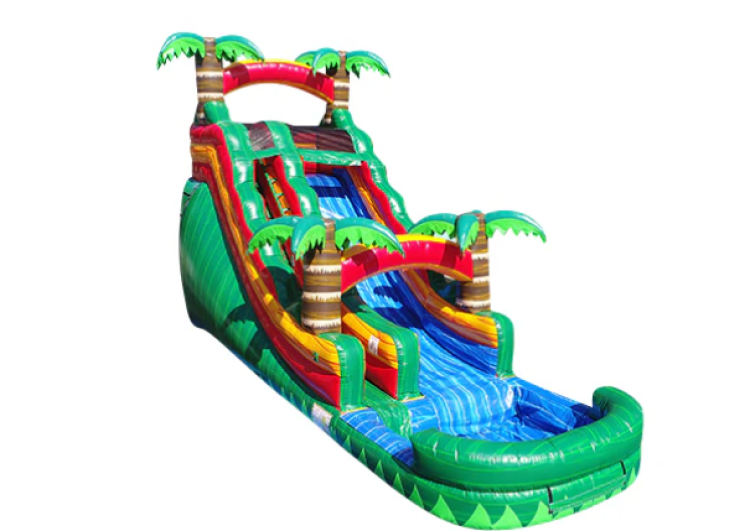 15' Tropical Oasis Water Slide