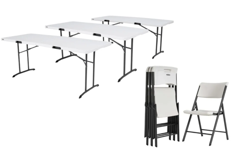 3 Tables and 18 Chairs