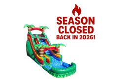 15' Tropical Oasis Water Slide